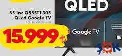 SKYTECH 55 İNÇ QLED GOOGLE TV AKILLI TELEVİZYON